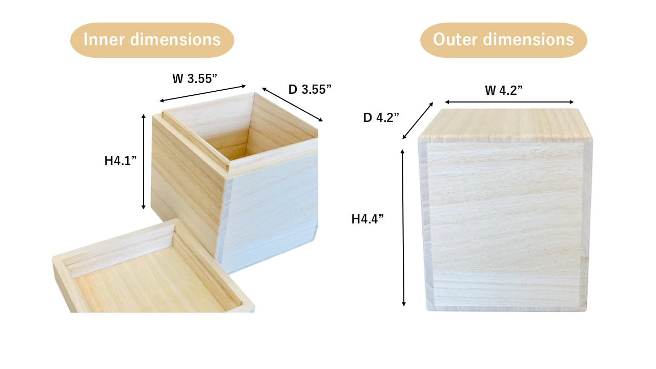 Amazon.com: Paulownia Wood Kiribako Box – Handmade Japanese
